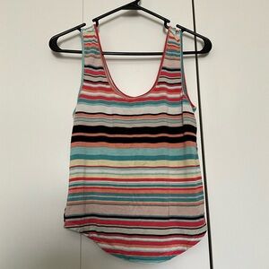 American Rag Striped Multicolor Crop Top